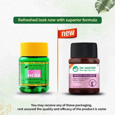Dr. Vaidya's Period Wellness Capsule (Pack of 2 x 30's) - Speciality Medicines
