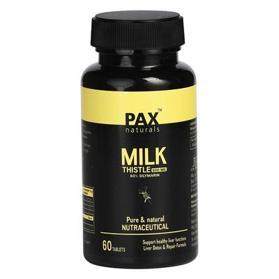 PAX Naturals Milk Thistle 600 mg Tablet 60's - Vital Health