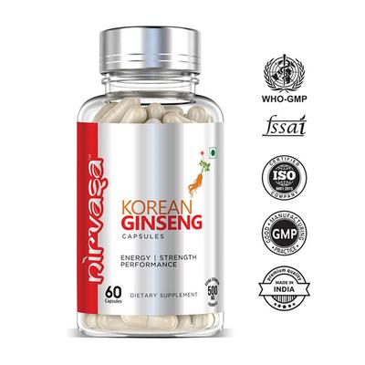 Nirvasa Korean Gingseng Capsule 60's - Herbal Dietary Supplement