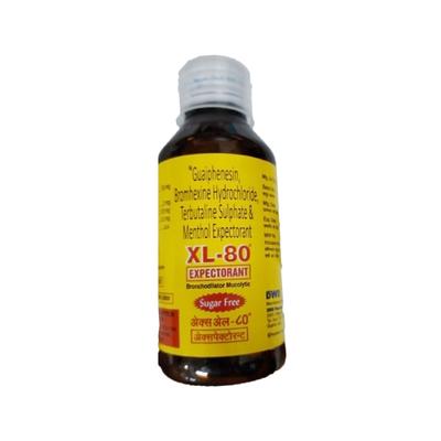 XL 80 Sugar Free Expectorant 100ml - Cough And Cold-Cou