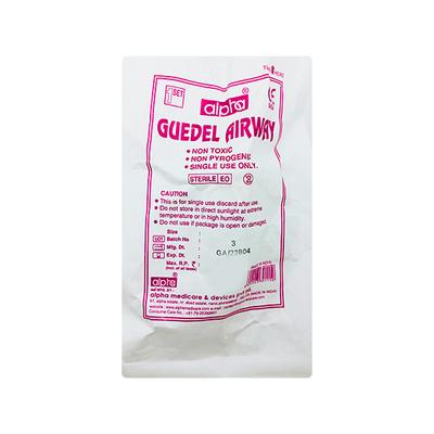 Alpha Guedel Airway (Size 3) - Airways