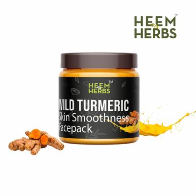 Heem & Herbs Skin Smoothness Face Pack - Wild Turmeric 80 gm - Face Packs