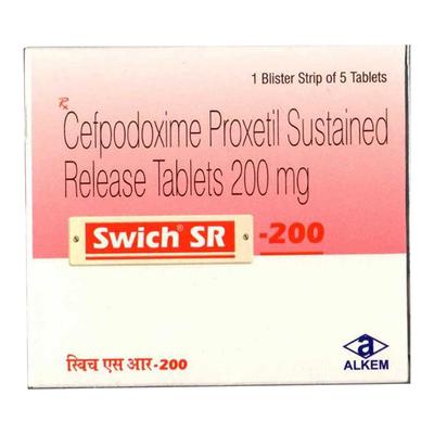 SWICH SR 200 Tablet 5's - Bacterial Infections-Cep