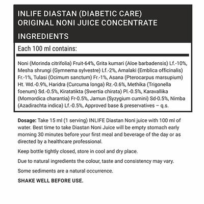 INLIFE Diastan Noni Juice 1 Ltr - Diabetes (Fitness)