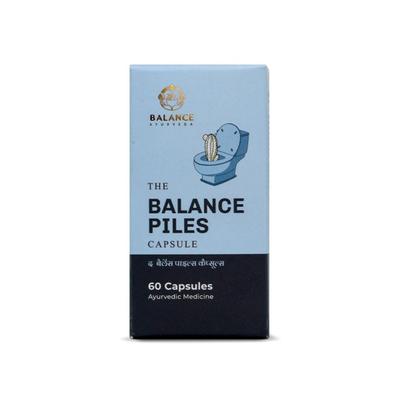 Balance Ayurveda The Balance Piles Capsules 60's - Speciality Medicines