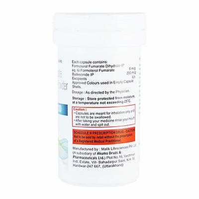 FORAHALE 200 Inhalation Capsule 30's - Asthma/COPD-Ast