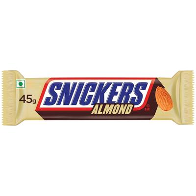 Snickers Almond Chocolate Bar 45 gm - Nutritional Bars