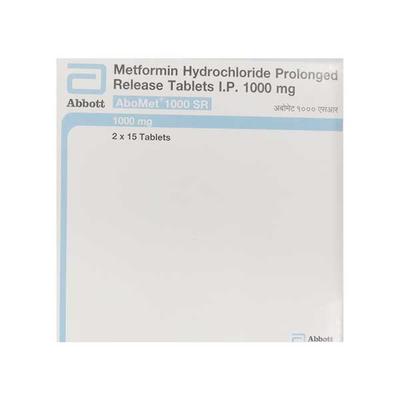 ABOMET SR 1000mg Tablet 15's - Diabetes-Ant
