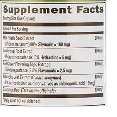 GNC Herbal Plus Liver Support Vegetarian Capsule 50's - General Health