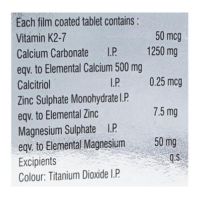 BONE C MAX K2 Tablet 10's - Supplements-Vam