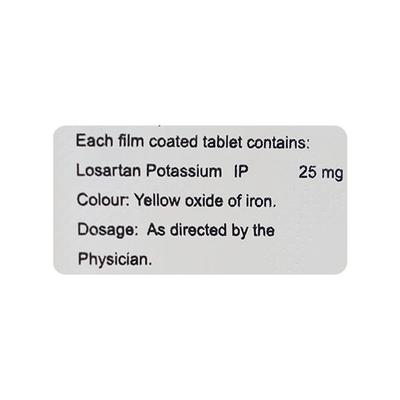 Losapot 25mg Tablet 10'S - Hypertension-Ang