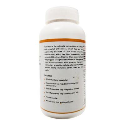 Neurapid Nano Curcumin with Piperine Veg Capsule 60's - Herbal Dietary Supplement