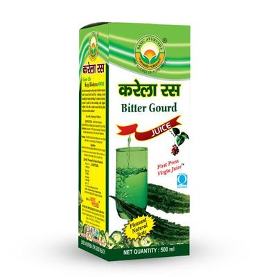 Basic Ayurveda Bitter Gourd (Karela) Juice 500 ml - Ayurvedic Juices