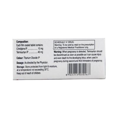 Cilacar T 40mg Tablet 10'S - Hypertension-Ana