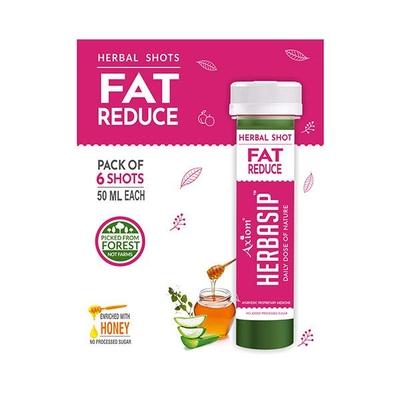 Axiom Herbasip Fat Reduce Juice Shots (Pack of 6 X 50 ml) - Ayurvedic Juices