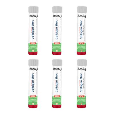 BonAyu All Natural Type - II Collagen Shot (Pack of 6 x 45 ml) - Multi-Vitamins