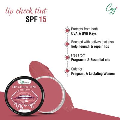 CGG Cosmetics Lip & Cheek Tint Balm SPF 15 - Jazzberry (127) 7 gm - Lip Balms