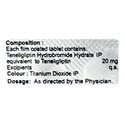 ERIGLIP 20mg Tablet 10's - Diabetes-Ant