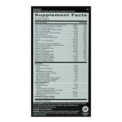 GNC Mega Men Sports Timed Release Caplets 90's - Workout Essentials