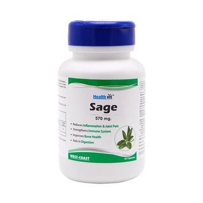 Healthvit Sage 570 mg Capsule 60's - Vital Health