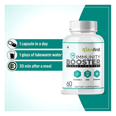 Nutrafirst Immunity Booster Multivitamin Capsule 60's - Vitamin C