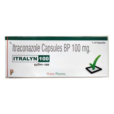 ITRALYN 100 Capsule 8's - Fungal Infections-Anf