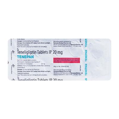 Tenepan 20mg Tablet 10'S - Diabetes-Ant