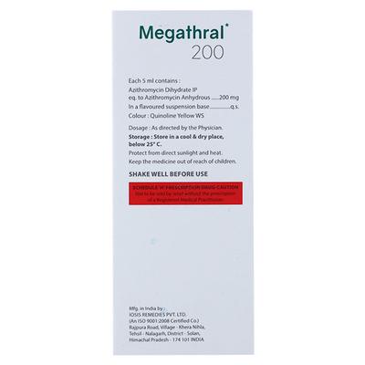 MEGATHRAL 200 Oral Suspension 30ml - Bacterial Infections-Mac