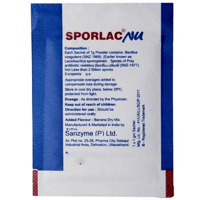 SPORLAC NU Sachet 1gm - Diarrhoea-Ant