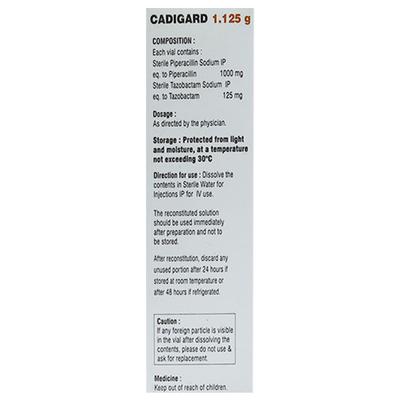 Cadigard 1000/125mg Injection 1'S - Bacterial Infections-Pen