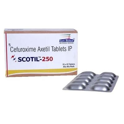 SCOTIL 250mg Tablet 10's - Bacterial Infections-Cep