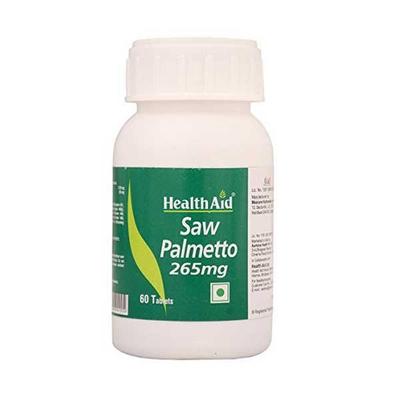HealthAid Saw Palmetto 265 mg Tablets 60's - Herbal Dietary Supplement