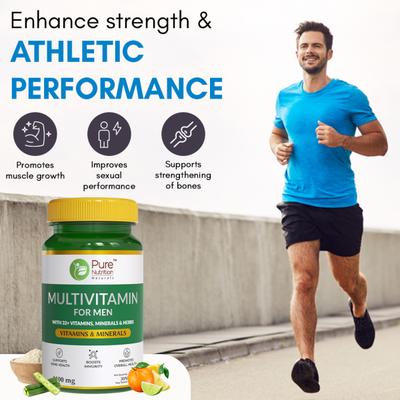 Pure Nutrition Multivitamin for Men 1400 mg Veg Tablet 60's - Multi-Vitamins