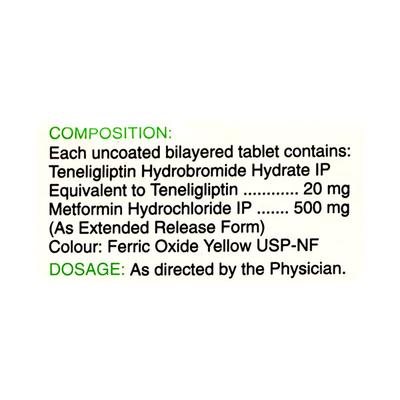TEN DC M 500mg Tablet 10'S - Diabetes-Ant