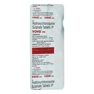VOHQ 300 Tablet 10's - Malarial