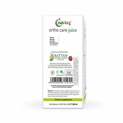 Nutriorg Ortho Care Juice 500 ml - Ayurvedic Juices