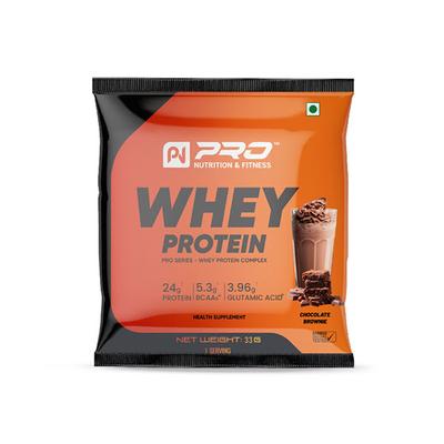 Pro Nutrition & Fitness Shaker Bottle 500 ml + Whey Protein Powder - Chocolate Brownie and Cookies & Cream Flavour 66 gm Combo Pack - Whey Proteins
