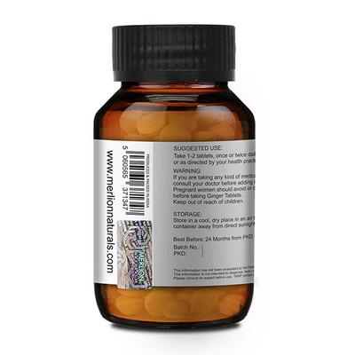 Merlion Naturals Ginger 500 mg Tablet 120's - Pure Herbs