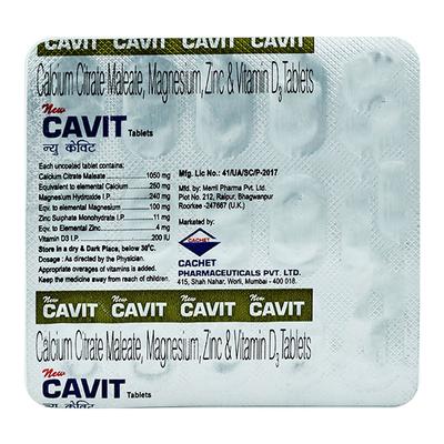Cavit New Tablet 15'S - Supplements-Cal