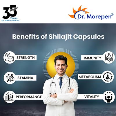 Dr. Morepen Shilajit Capsule 60's - Sexual Healthcare