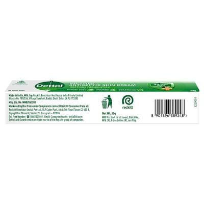 Dettol Multi Use Antiseptic Skin Cream 30 gm - Wound/Burns