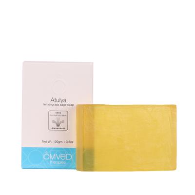 Omved Atulya Lemongrass Sage Soap - Normal/Dry Skin 100 gm - Soaps