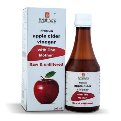 Krishna's Herbal & Ayurveda Apple Cider Vinegar 200 ml - Health Products