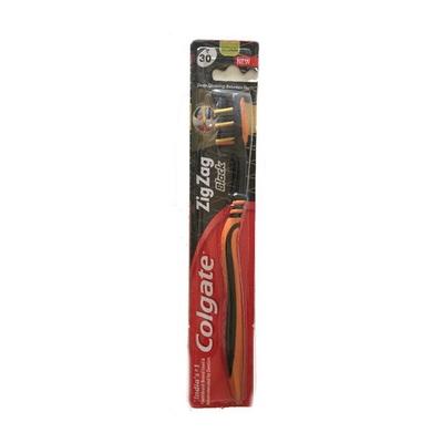 Colgate Zig Zag Black Medium Toothbrush - Toothbrushes