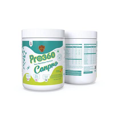 Pro360 Canpro Powder - Orange Flavour 400 gm - Daily Health Drinks