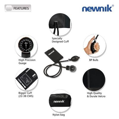 Newnik Aneroid Type Sphygmomanometer (SP602) - Health Monitoring Devices