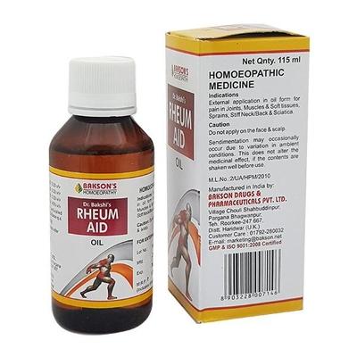 Bakson's Rheum Aid Oil 115 ml - Speciality Medicine