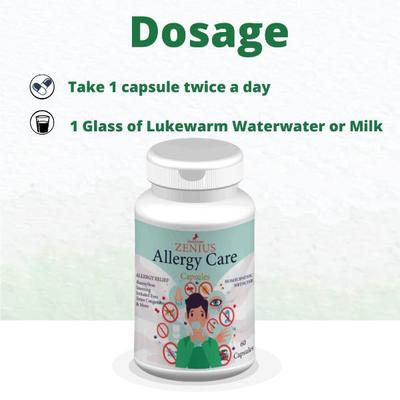 Zenius Allergy Care Capsule 60's - Speciality Medicines
