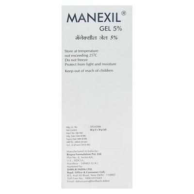 Manexil 5% Gel 60gm - Hair Loss-Oth