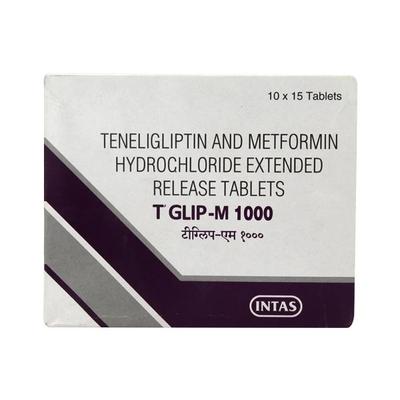 Tglip M 1000mg Tablet 15'S - Diabetes-Ant